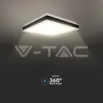 V-TAC VT-6914 LED Осветител 38W Плафон 4000K Квадрат Черна Рамка