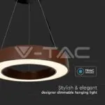 V-TAC VT-6959 LED Осветител 50W Висящ Димиращ 4000K Corten