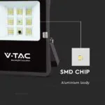 V-TAC VT-6964 6W LED Соларен Прожектор 6400К