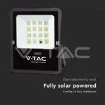 V-TAC VT-6967 12W LED Соларен Прожектор 4000К