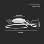 V-TAC VT-6997 LED Осветител 24W 4000K Бял