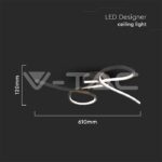 V-TAC VT-7004 LED Осветител 24W Абстрактни Кръгове 3000K