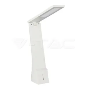 V-TAC VT-7098 4W LED Настолна Лампа Бяло + Сребристо