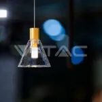 V-TAC VT-7173 LED Крушка 9W T37 Пластик Топло Бяла Светлина