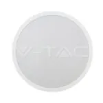 V-TAC VT-76161 18W LED Плафон Кръг Бяла Рамка 4000К IP44