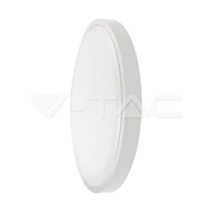 V-TAC VT-76231 30W LED Плафон Кръг Бяла Рамка 6400К IP44