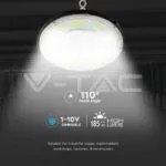 V-TAC VT-7655 LED Камбана 100W Meanwell Driver 4000K Димираща