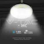 V-TAC VT-7657 200W LED Камбана MEANWELL Драйвер Димираща 6500К 200 lm/W