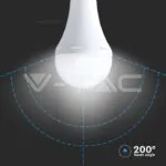 V-TAC VT-7794 LED Крушка 12W E27 A80 Пластик Аварийна 4000К