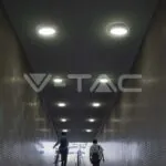 V-TAC VT-7874 12W LED Панел Външен Монтаж Кръг 4000К