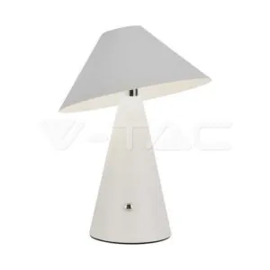 V-TAC VT-7948 LED Настолна Лампа 1800mAh Батерия 180 x 240 3 в 1 Бяло Тяло