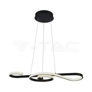 V-TAC VT-8020 18W LED Висяща Декоративна Лампа 700*250 Черно Тяло 3000K