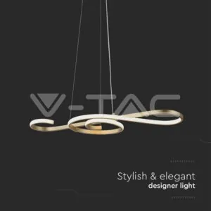 V-TAC VT-8021 18W LED Висяща Декоративна Лампа 700*250 Златно Тяло 3000K