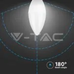 V-TAC VT-8040 LED Крушка SAMSUNG Чип 3.7W E14 G45 3000K