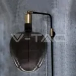 V-TAC VT-8064 LED Крушка 4W Filament Ябълка Черна
