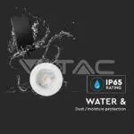 V-TAC VT-8181 5W LED Луна Пожароустойчива Бяла 6400K