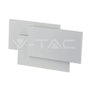 V-TAC VT-8203 12W LED Стенна Лампа Бяло Тяло IP20 Неутрално Бяла Светлина