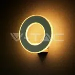V-TAC VT-8226 9W Стенна Лампа Бяло Тяло Неутрална Светлина