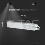 V-TAC VT-8275 24W LED Авариен Пакет