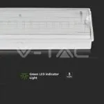 V-TAC VT-83111 3W Евакуационна Табела Стена 12 Часа Зареждане 6400K IP65 1200 mah