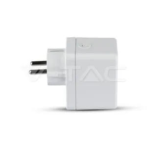 V-TAC VT-8416 WIFI SMART Мини Контакт с USB Съвместим с Amazon Alexa & Google Home