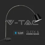 V-TAC VT-8564 Наземна Лампа Е27 Черна