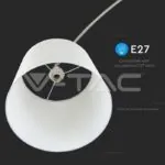 V-TAC VT-8565 Наземна Лампа Е27 Слонова Кост
