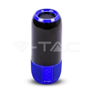V-TAC VT-8569 2*3W LED Лампа Колона USB + TF Слот Синя