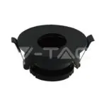 V-TAC VT-8595 GU10 Отливка Кръг Черно + Черно