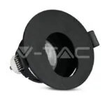 V-TAC VT-8596 GU10 Отливка Кръг Черно + Черно