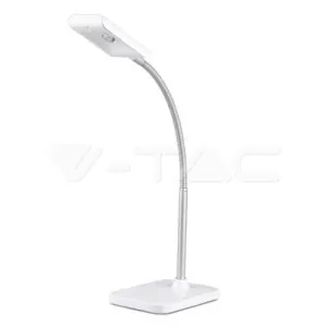 V-TAC VT-8671 3W LED Настолна Лампа Бяло Тяло 3000K