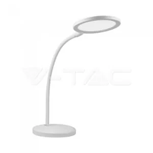 V-TAC VT-8673 7W LED Настолна Лампа Димираща Бяло Тяло 3000K
