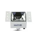 V-TAC VT-8880 Gu10 Корпус Квадрат Бяла Рамка + Рефлектор Хром