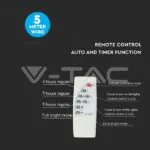 V-TAC VT-94006 12W LED Прожектор с Фотоволтаичен Панел 6000K