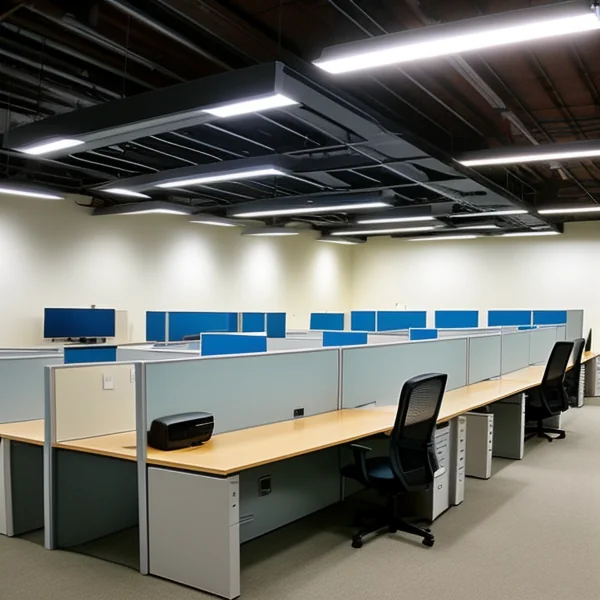 LED осветление за офисни работни станции