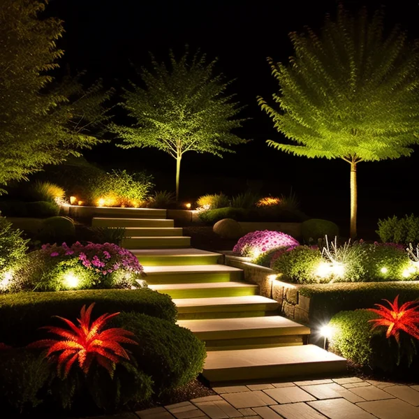 Безопасност и LED осветление в градината