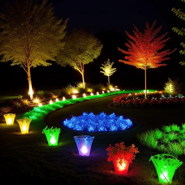Креативни идеи за LED градинско осветление