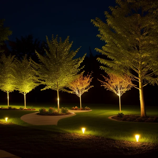 Цветова температура и осветление на LED лампи за градина
