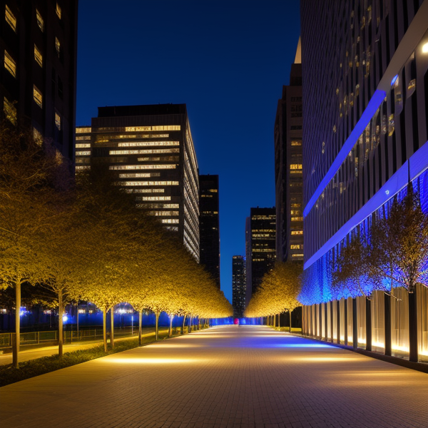 Съчетаване на LED осветление с архитектурния дизайн на градското пространство