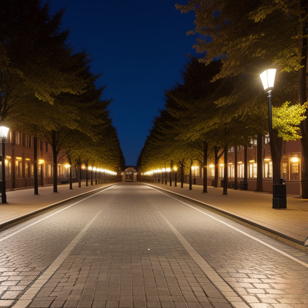 LED осветление за обществени сгради и институции на улицата