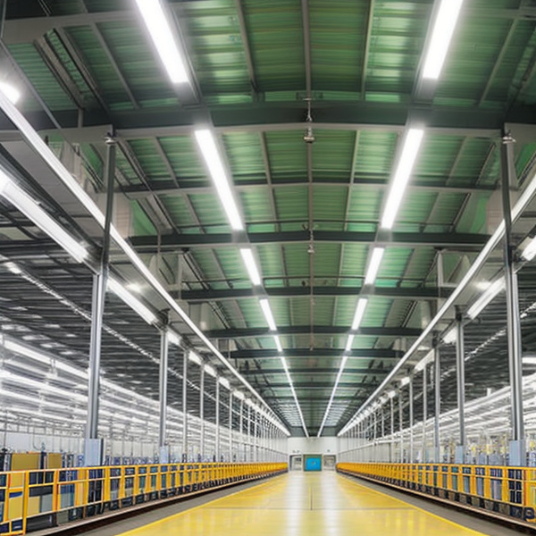 Интелигентни LED осветлителни системи за фабрики