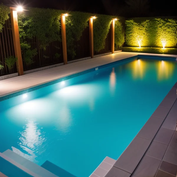 Осветление за басейни като част от арт инсталации