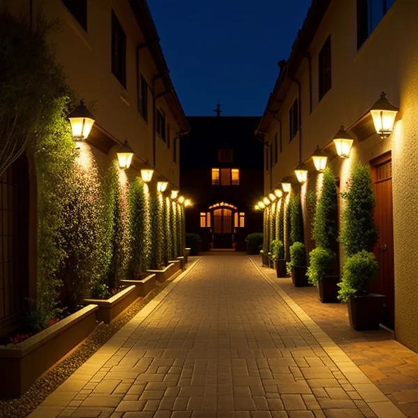 Декоративно LED осветление за алеи и пътеки