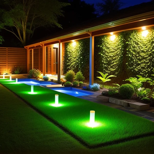 Водоустойчиви LED лампи за градината.
