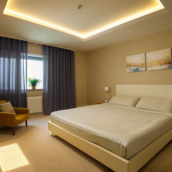 LED осветление за енергоспестяващ и уютен спален интериор