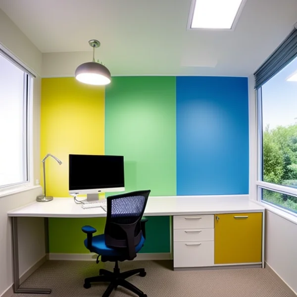 Цветна динамика в осветлението за офиса
