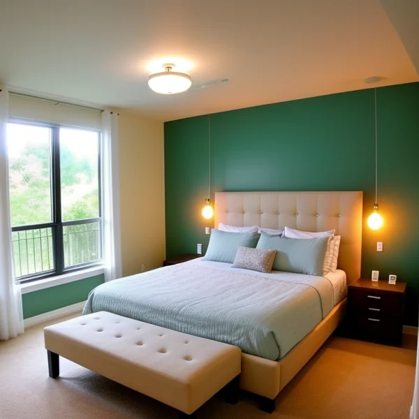 Функционално осветление за различни активности в спалнята