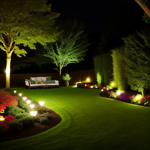 LED осветление и визуални ефекти за градински партита