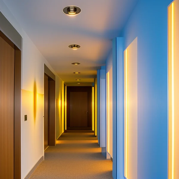 UV защита в осветлението за коридор