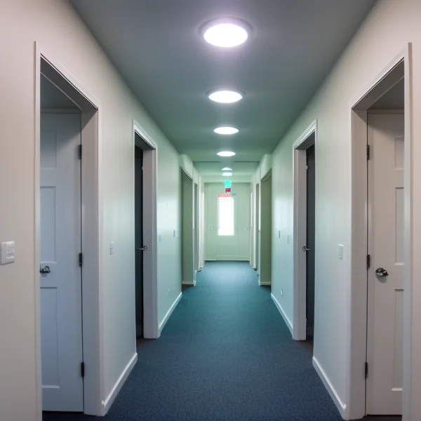 Безжично управление на осветлението в коридора